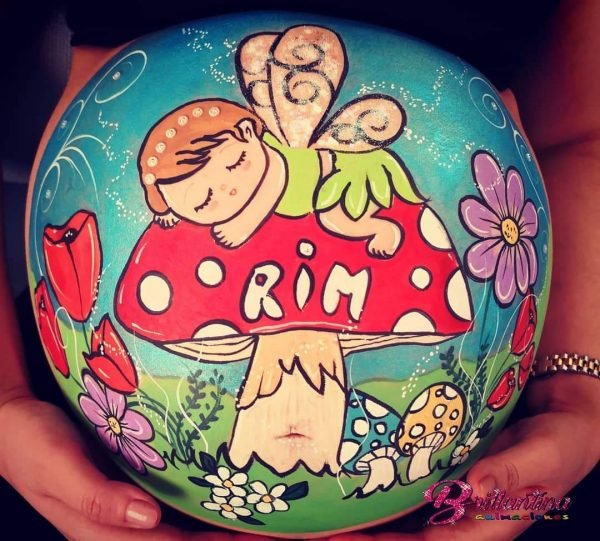 Belly Painting de Brillantina Animaciones, Marbella.