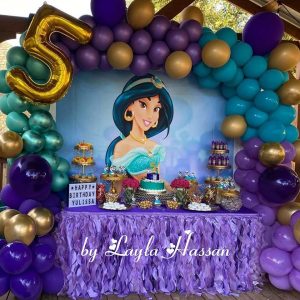 Mesa dulce Jasmine de Aladdin.