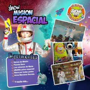 Show Misión Espacial fiestas infantiles Ciencia Divertida