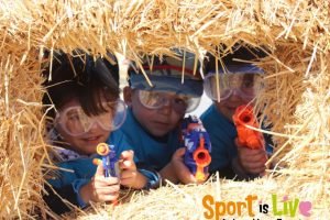 Batallas Nerf para fiestas de cumpleaños infantiles en Málalga con Verdecora