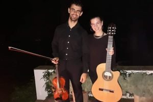 Dúo À Piacere en evento.