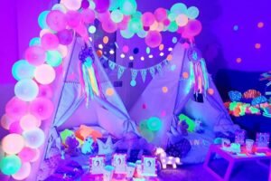 Fiesta pijama fluor con tipis El Baúl de Zoe Málaga