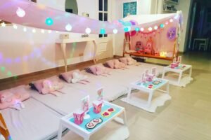 Fiestas pijama para niños con El Baúl de Zoe