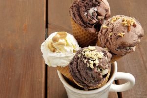 Helados de chocolate de Heladería en tu fiesta.