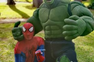 Hulk y Spiderman