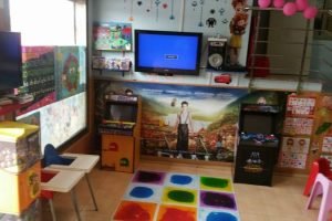 Local para niños.