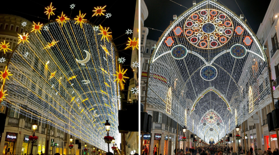 Luces de Navidad en Málaga