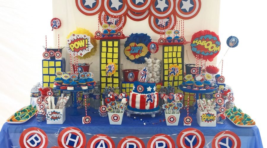 Mesa dulce Capitán América