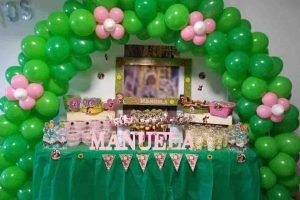 Mesa dulce para cumpleaños.