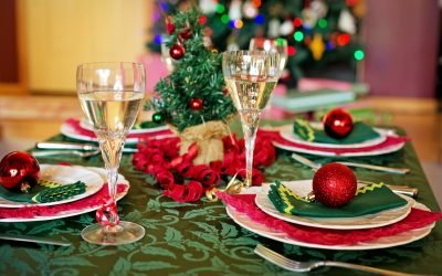 Mesa de Nochebuena.