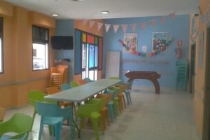 Parque infantil para niños.