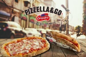 Puesto de mini pizzas Campofrío para fiestas