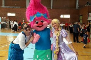 Rapunzel y animadores infantiles