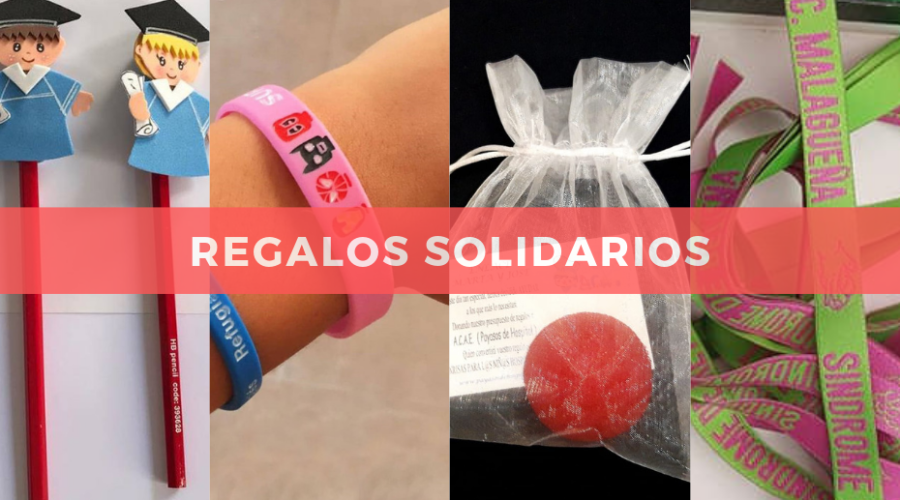Regalos solidarios para recordatorios de comunión
