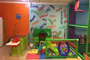 Zona para bebés en el local de celebraciones FiestaPark
