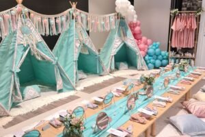 fiesta de pijamas con tipis en Marbella