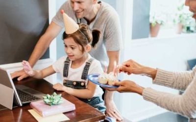 fiestas virtuales en familia