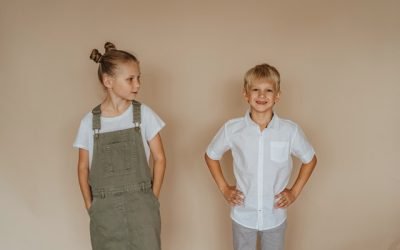 niño y niña de 10 años