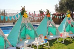 tipis fiesta piajama al aire libre